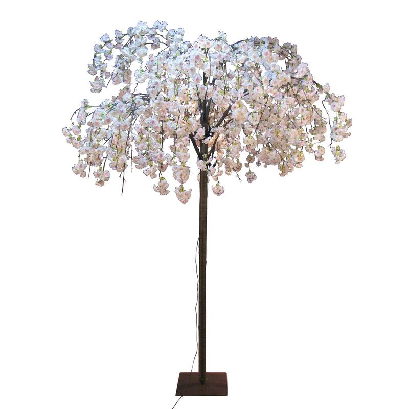 Large Pink Cherry Blossom Tree With 288 Warm White Led