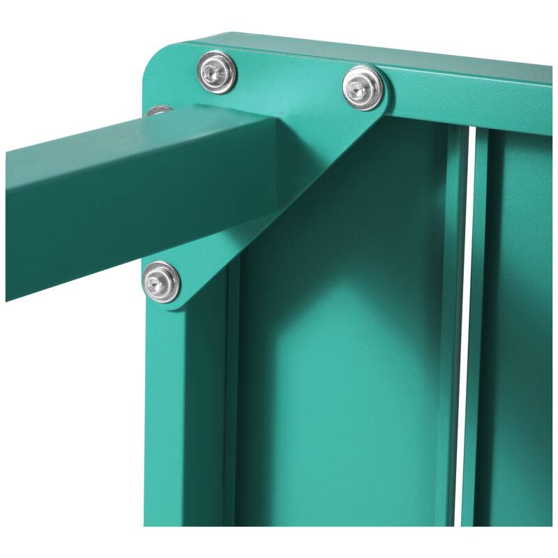 Frond and Form 59 Inch By 35.4 Inch Outdoor Steel Rectangular Dining Table