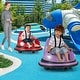 preview thumbnail 12 of 37, 12V Kids Ride On Bumper Car with Remote Control and Dual Joysticks - 26.5" x 25.5" x 19" (L x W x H) Red