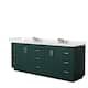 Option Green, Nickel Trim, White Quartz Top