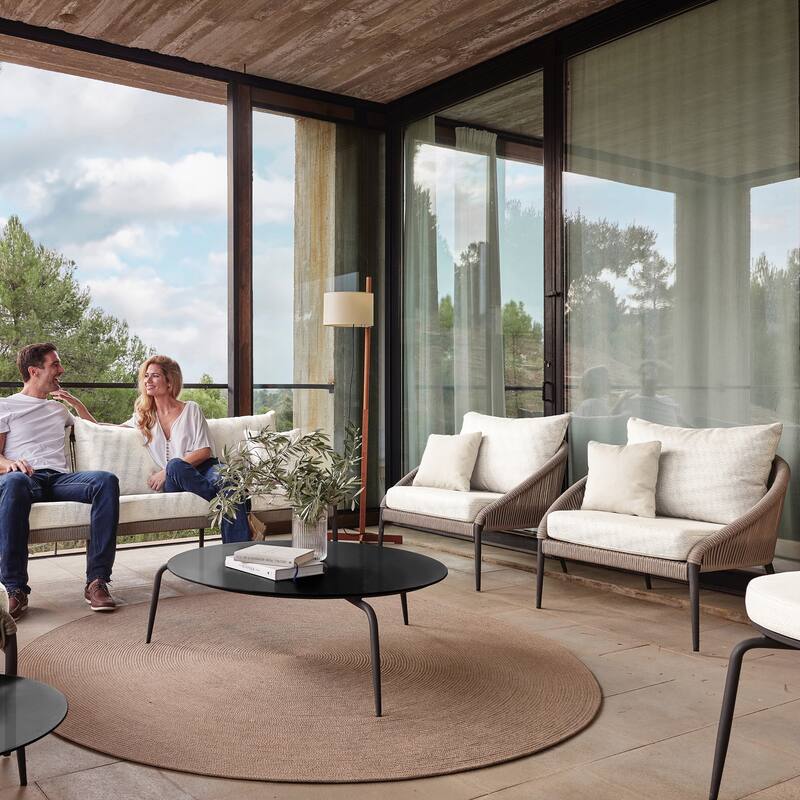 Skyline Design Rodona 4-Piece Seating Set w/Sunbrella Cushions