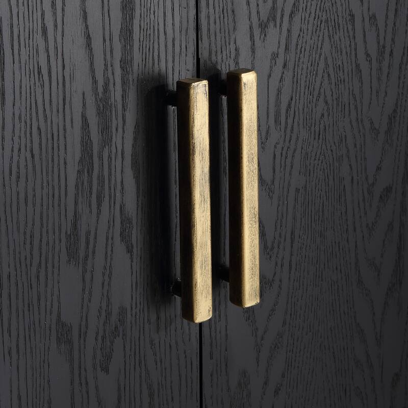 Uttermost Front Range Dark Oak 2 Door Cabinet - 40.25 W X 32.5 H X 11.625 D (in)
