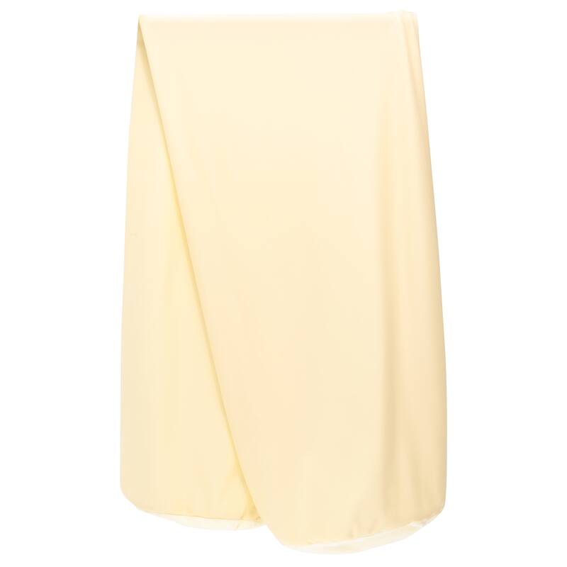 Cover Only - Body Pillowcase - Spandex/Nylon Blend for Silky Touch - Off White Creme - Pillowcase Only