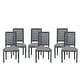 preview thumbnail 6 of 58, Regina French Country Wood and Cane Upholstered Dining Chair (Set of 6) by Christopher Knight Home