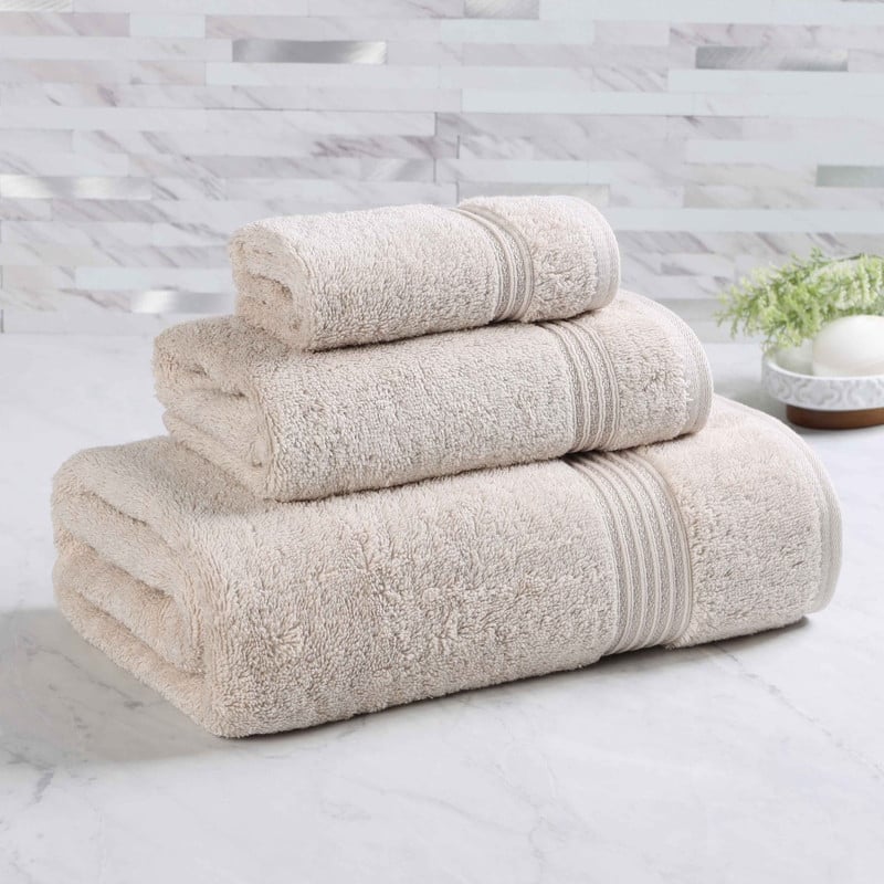 Superior Heritage Egyptian Cotton Absorbent 3-Piece Towel Set