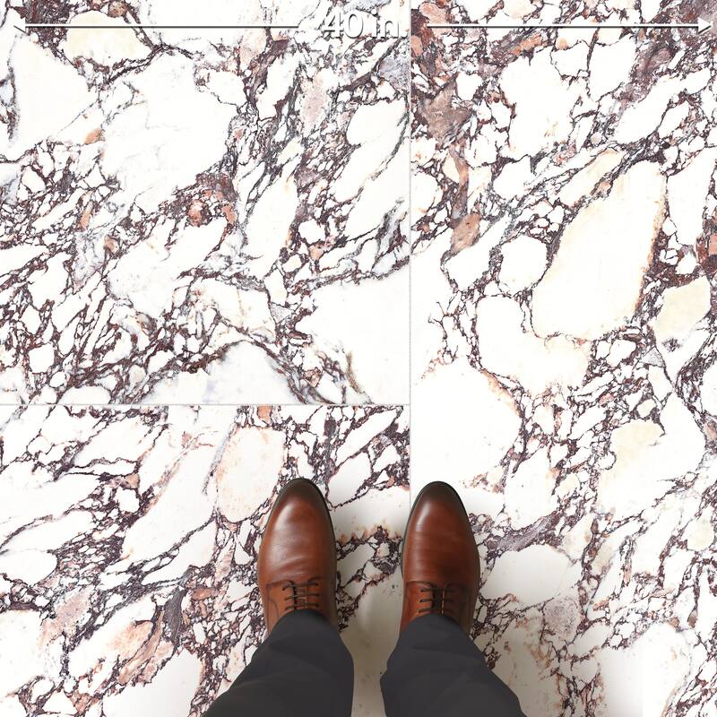 Merola Tile Touche Rubis 23-1/2" x 47-1/8" Porcelain Floor and Wall Tile