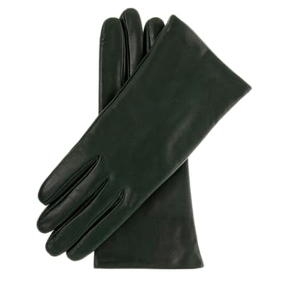Women's Italian Cashmere Lined Leather Gloves