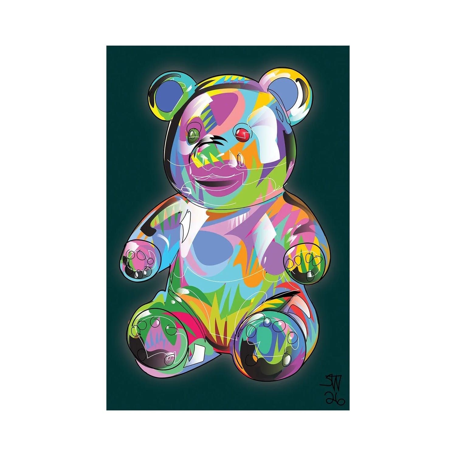 "Gummy Bear" by TECHNODROME1 Canvas Print
