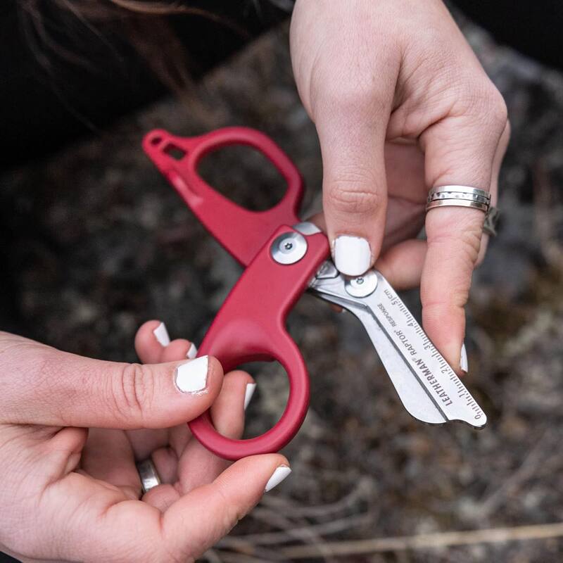 Leatherman Raptor Response Pocket Size 4 Tool Stainless Steel Multitool, Crimson