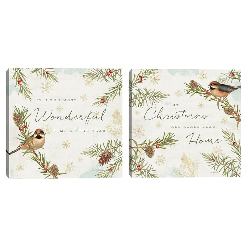 Christmas Tradition IV, V by Katie Pertiet Canvas Art Print Set