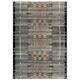 Liora Manne Marina Tribal Stripe Indoor/Outdoor Rug - 3'3" x 4'11" - Black