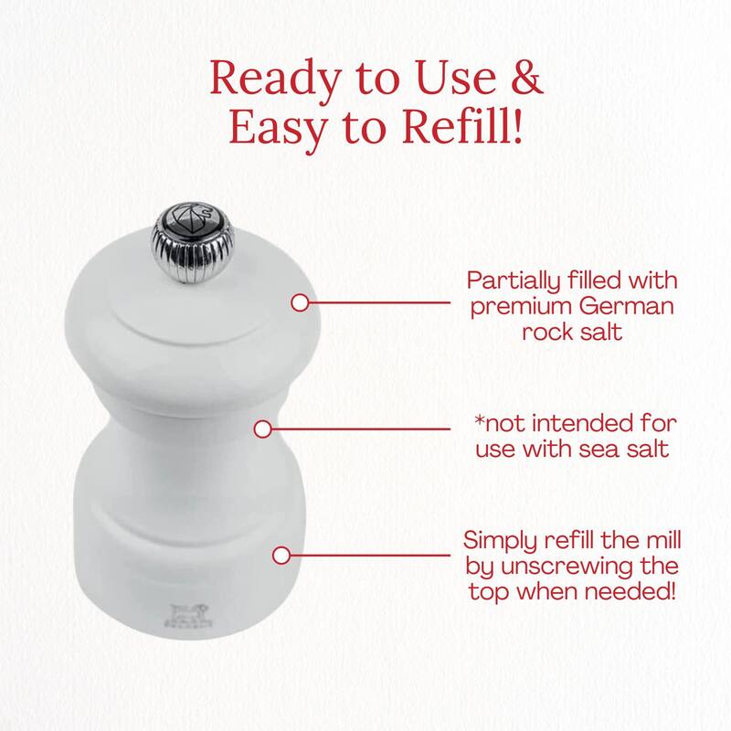 Peugeot Bistro 4 Inch Salt Mill