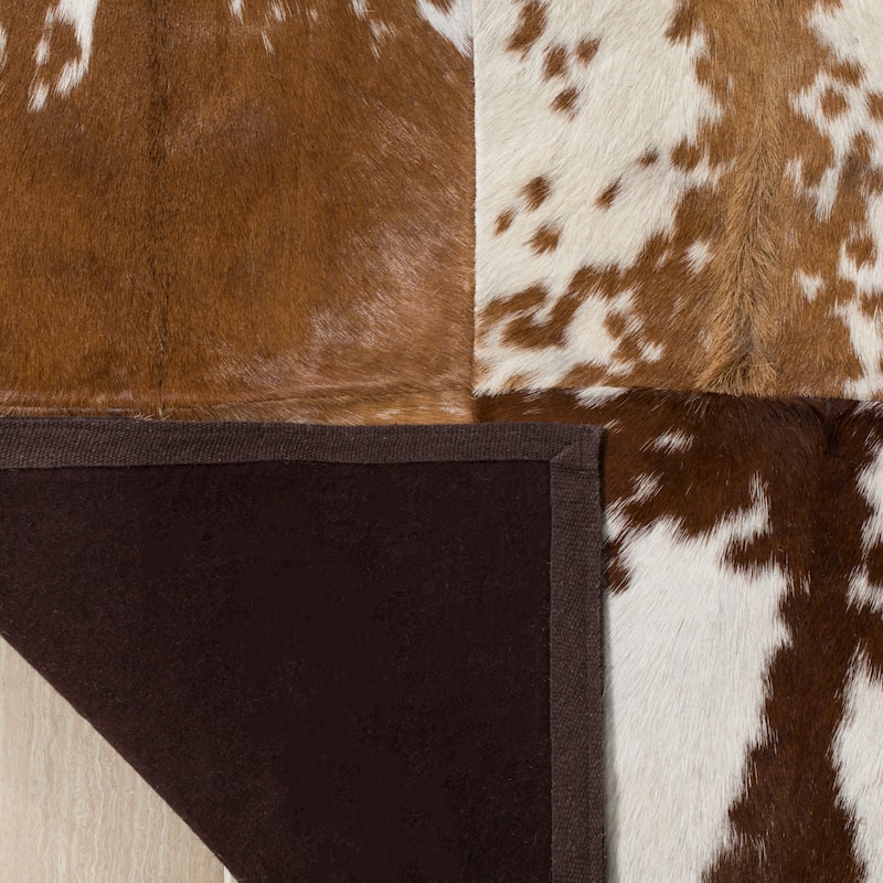 SAFAVIEH Handmade Studio Leather Shiona Modern Leather Rug