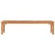 preview thumbnail 8 of 6, Chic Teak Santa Monica Outdoor Teak Wood Backless Bench, 6 foot