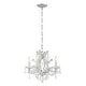 preview thumbnail 2 of 4, Maria Theresa 4 Light Clear Crystal Chrome Mini Chandelier - 16.5'' W x 15'' H