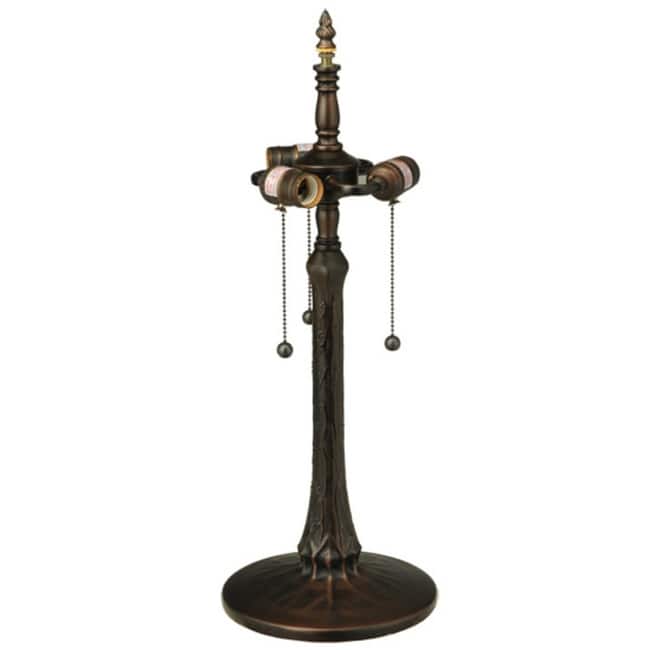 Meyda Tiffany 30972 Tiffany 23" Tall Lamp Base - Mahogany Bronze