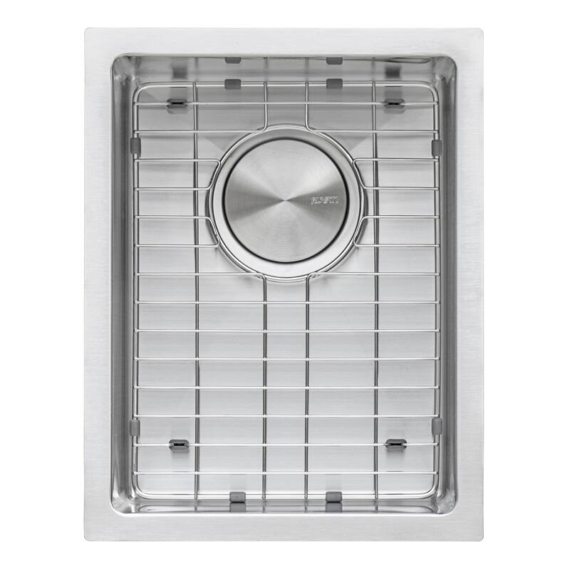 Ruvati 14-inch Undermount 16 Gauge Tight Radius Bar Prep Sink Stainless Steel Single Bowl - RVH7114 - 12″ x 16″