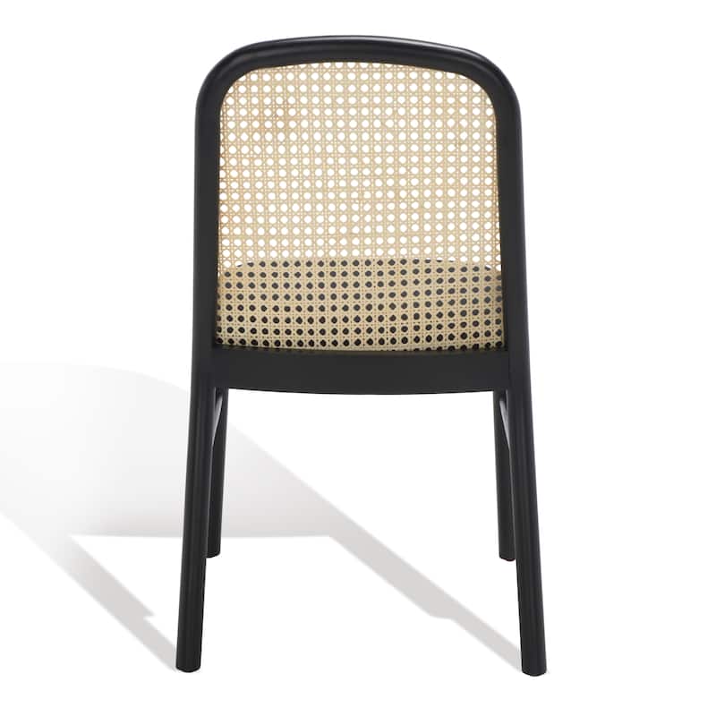 SAFAVIEH Couture Henryetta Rattan Back Dining Chair (Set of 2) - 18 In. W x 20 In. D x 33 In. H - 18"Wx20"Dx33"H