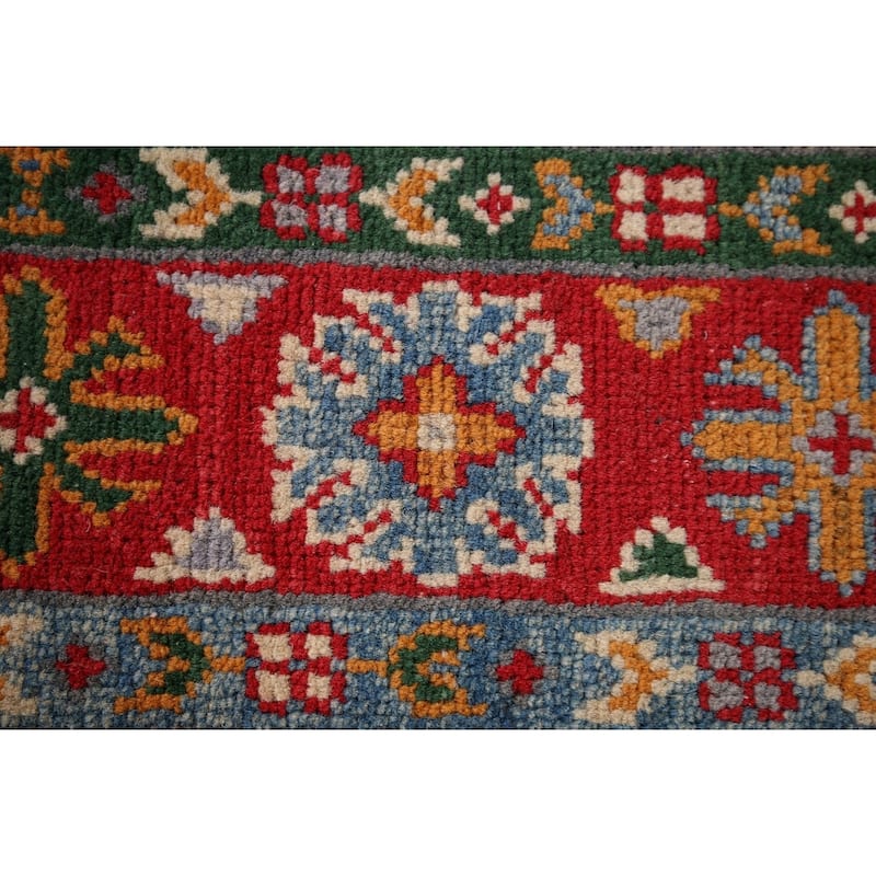 Kazak Oriental Foyer Rug Handmade Traditional Wool Carpet - 2'9" x 4'3"