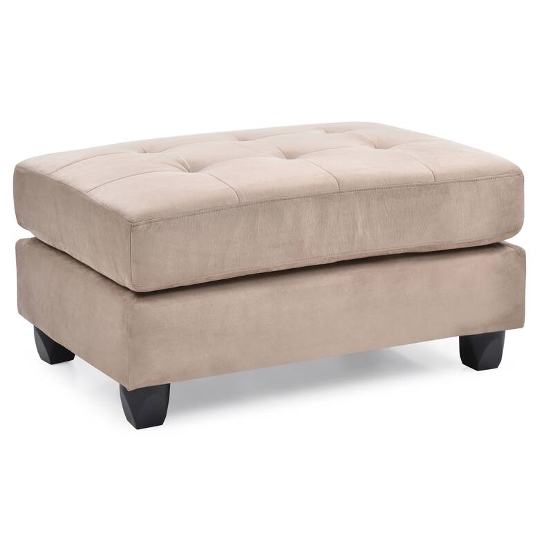 Malone G634O Ottoman Comfortable choice, multiple functions, classic design, and cozy corners , MOCHA - Mocha - Small