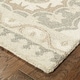 preview thumbnail 6 of 7, Style Haven Marthrown Grey/ Sand Handcrafted Undyed Wool Area Rug