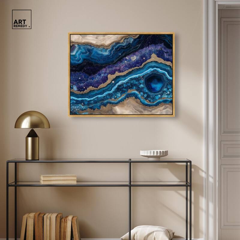 Galactic Geode I Canvas by Art Remedy