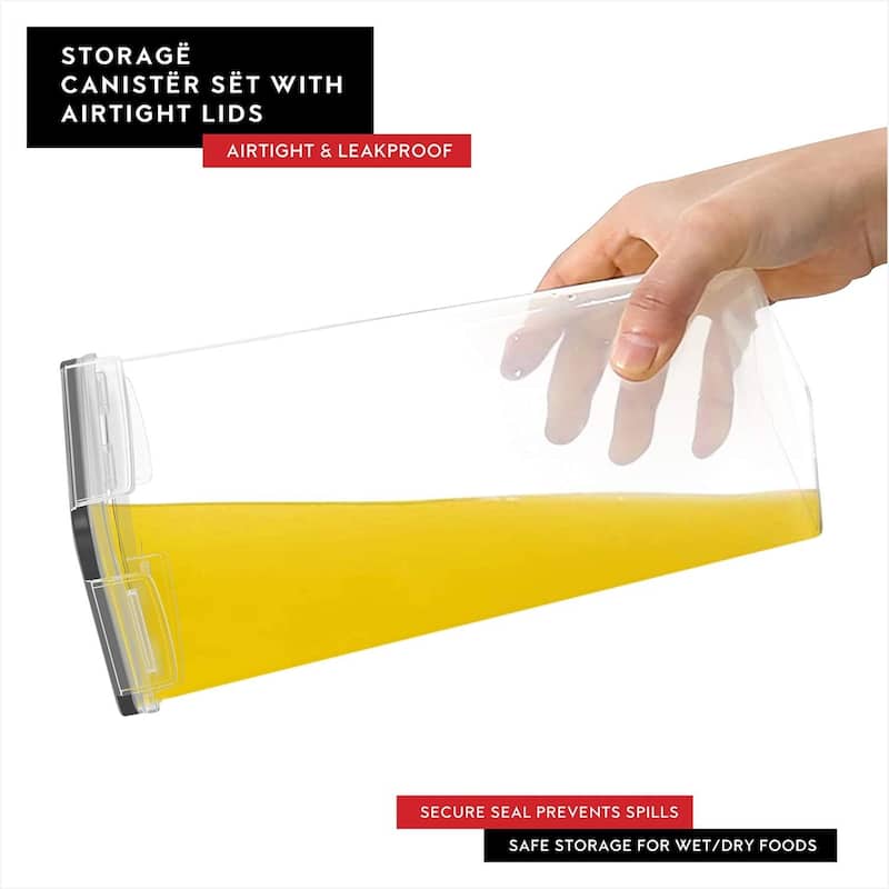 DWËLLZA KITCHEN 2.95 Quarts Pasta Storage Containers Set of 4