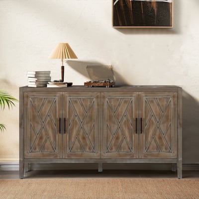 60 inches Modern Farmhouse Accent Cabinet