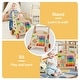 preview thumbnail 8 of 8, Gymax Wooden Baby Walker Baby Push Walker w/ Handle Storage & Wheels