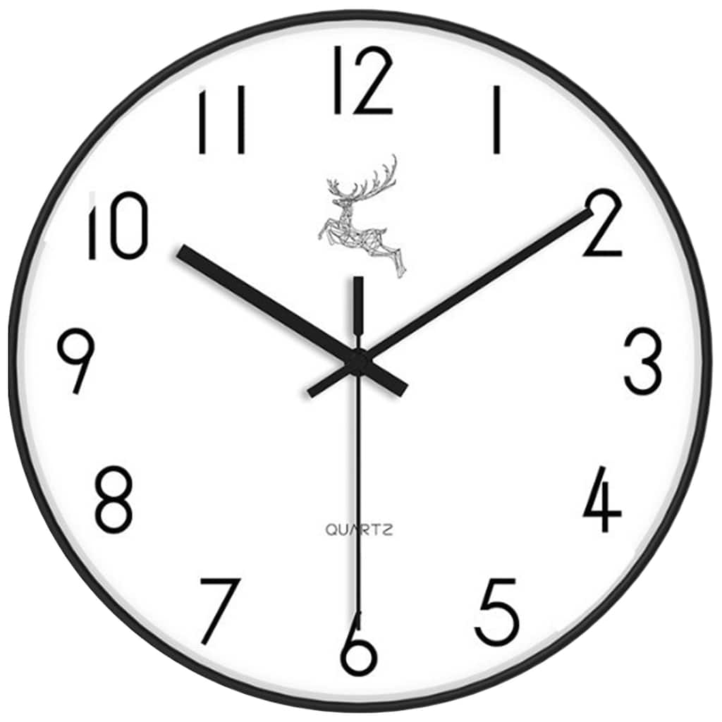 Wall Clock, Silent Non Ticking Battery Operated Modern Clocks for Home