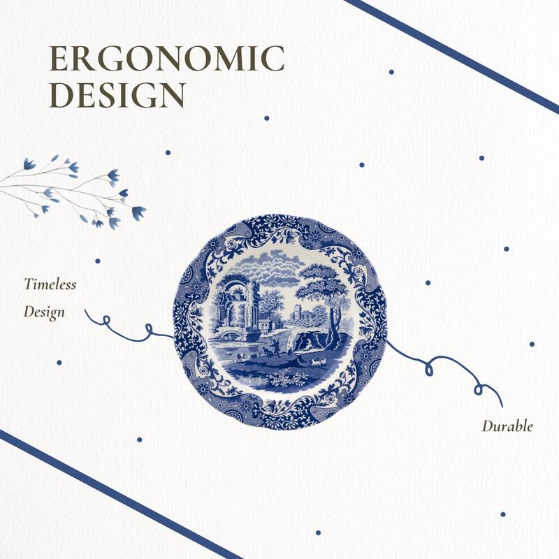 Spode Blue Italian Collection Round Plate