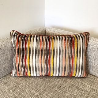 Rodeo Home Frankie Multicolor Wave Rectangular Lumbar Pillow (As Is Item). Opens flyout.