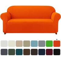 images Burnt Orange Velvet Couch Cover buy orange sofa couch slipcovers