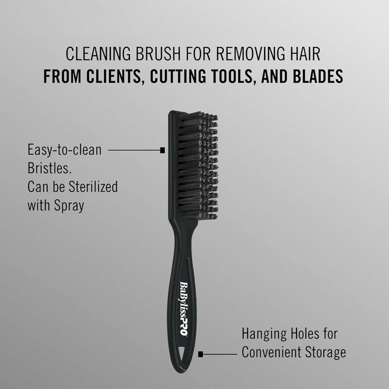 BaByliss Pro Replacement Gold Titanium Fade Blade #FX8010G Fits for FX870, FX825 and FX673 + Fade Brush + 9" Comb