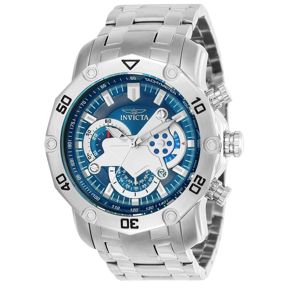 Invicta Men's 22764 Pro Diver Quartz Multifunction Blue Dial Watch