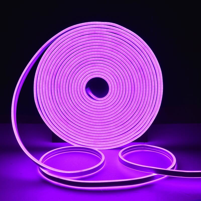 50 ft LED Neon Light Strip Bendable Strip for DIY, 2-Sided Neon Light