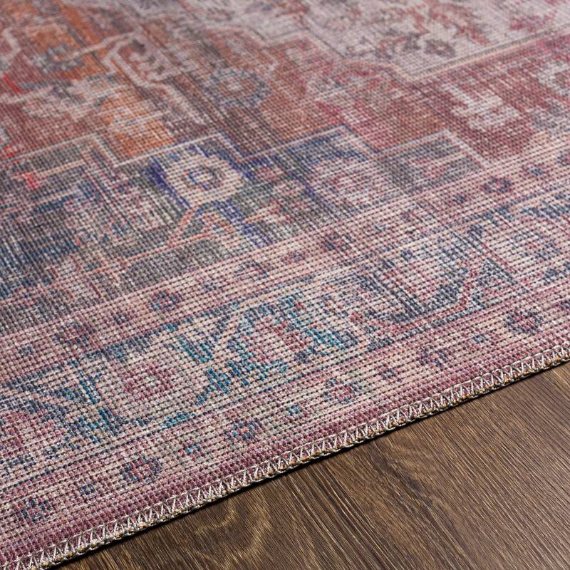 Artistic Weavers Arguss Vintage Medallion Printed Machine Washable Area Rug
