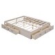 preview thumbnail 23 of 25, Full Size Without Headboard Platform Bed with 6 Storage Drawers