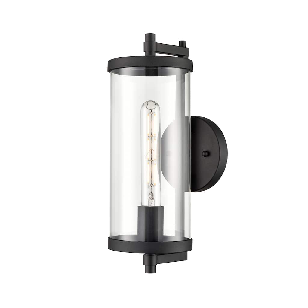 Millennium Lighting Beckham 1 Light Outdoor Wall Sconce in Textured Black
