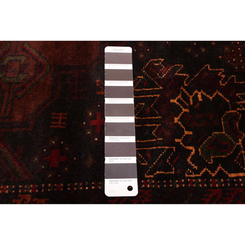 ECARPETGALLERY Hand-knotted Teimani Black, Brown Wool Rug - 3'7 x 6'3