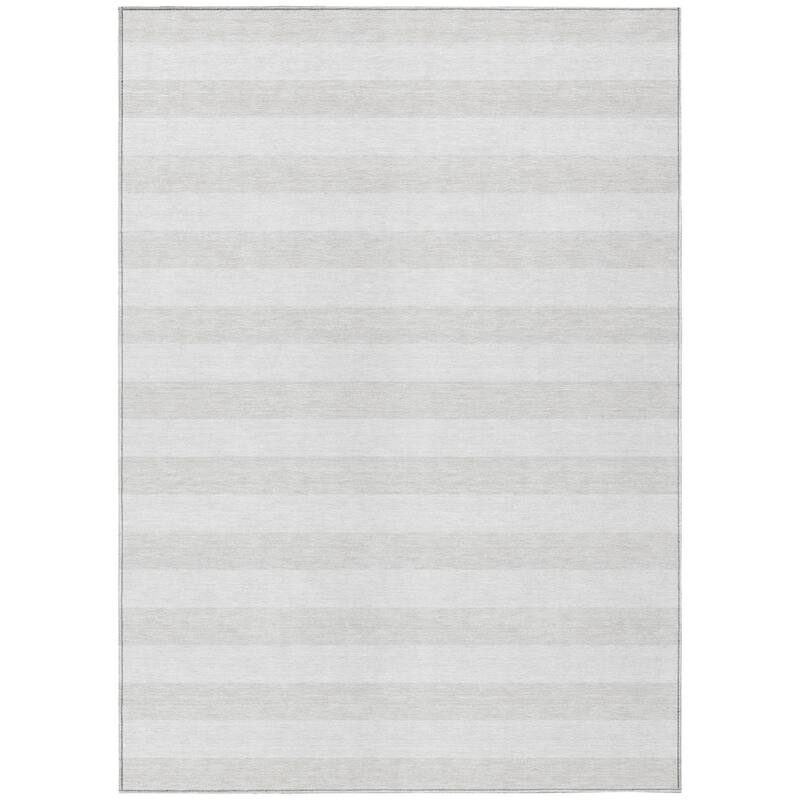 Alluva Stripe Weather Resistant Blended Style Outdoor Rug