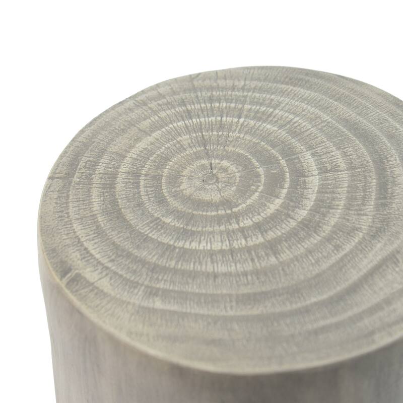 Hollow Side Table, Wood-like texture