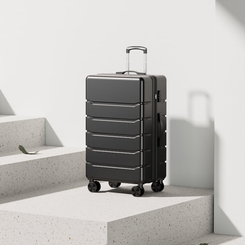 Hard Shell ABS, Double Spinner Wheels Lightweight Suitcase TSA Lock