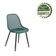 preview thumbnail 21 of 19, Porthos Home Egil Dining Chairs Set Of 2, Plastic Back, Iron Legs