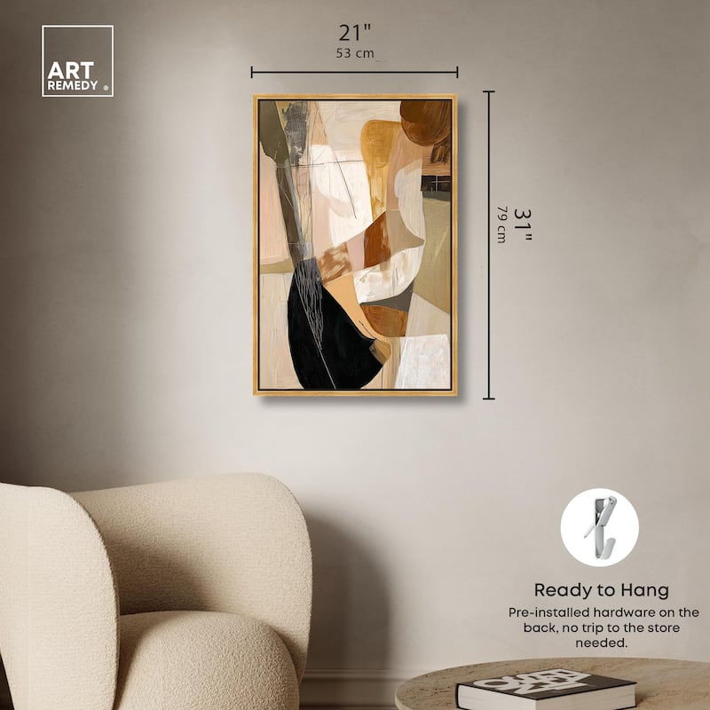 Tactile Depth II Canvas by Art Remedy
