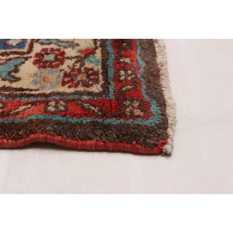 ECARPETGALLERY Hand-knotted Andelz Light Red Wool Rug - 3'7 x 9'5