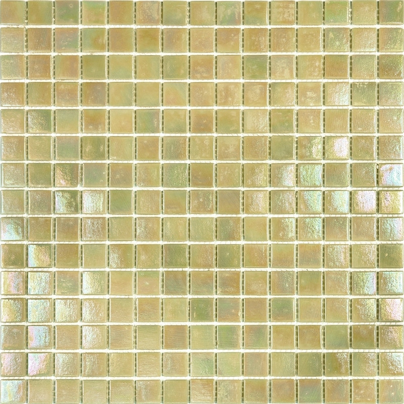 Apollo tile 12" x 12" Nacreous Glossy Beige Glass Tile (20 sq ft/case) - 20 Pack