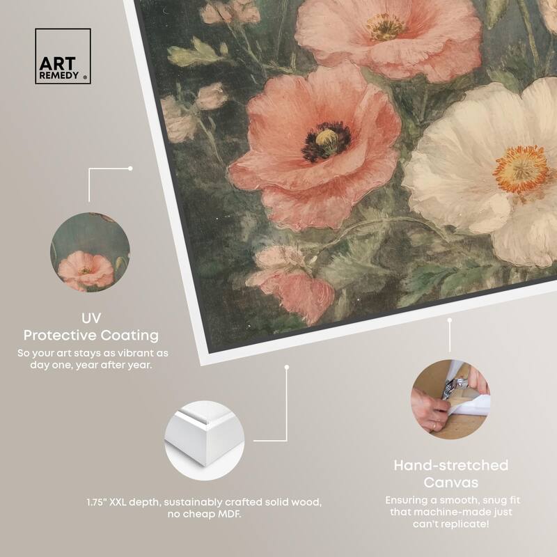 Shadowed Flutter II Canvas by Art Remedy