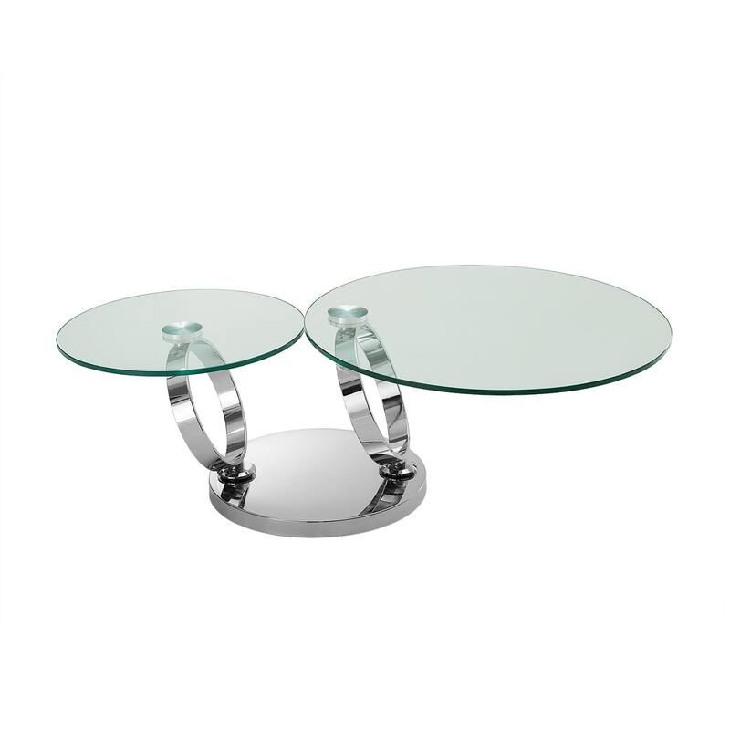 SATELLITE coffee table - Clear - Glass