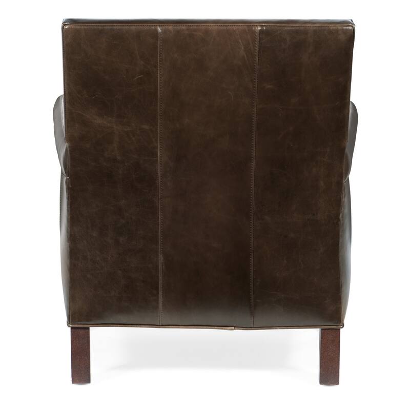 Hooker Furniture Jilian 31" Wide Aniline Top Grain Leather Upholstered